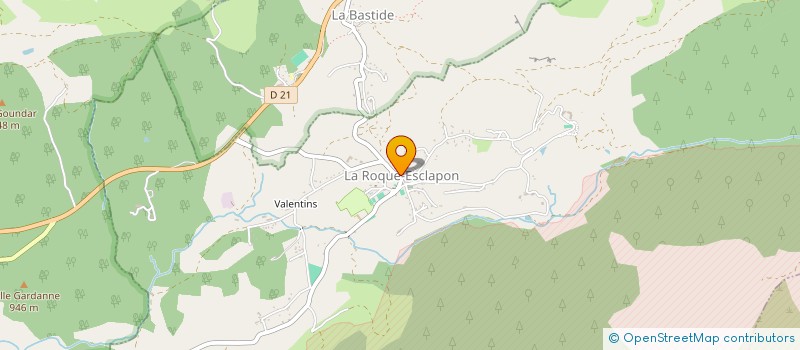 localisation de l'entreprise Z-IMMO  LA ROQUE-ESCLAPON