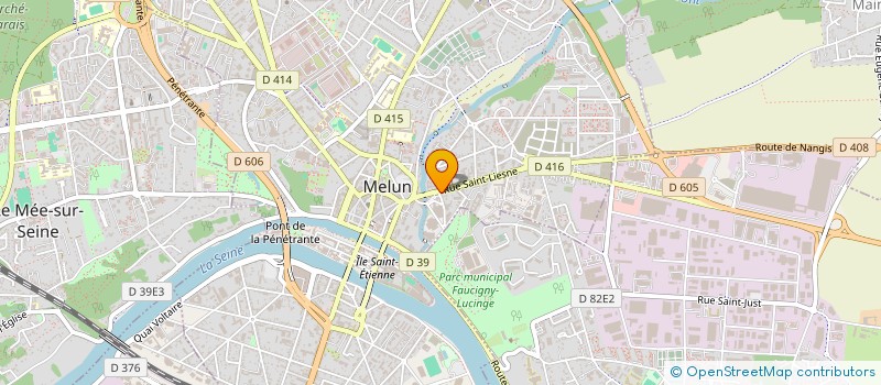 localisation de l'entreprise Z INFORMATIQUE à MELUN