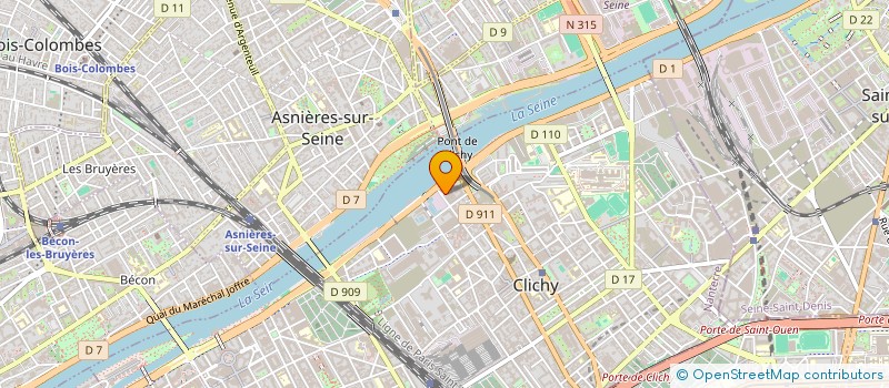 localisation de l'entreprise Z INVEST à CLICHY