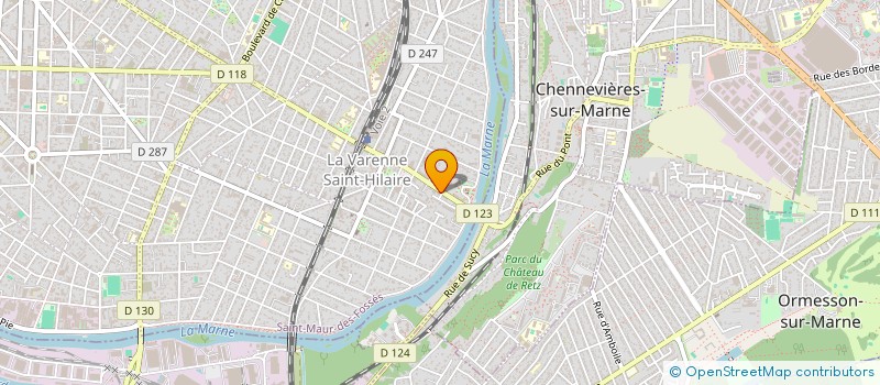 localisation de l'entreprise Z INVEST à SAINT-MAUR-DES-FOSSES