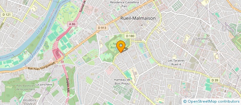 localisation de l'entreprise Z IT GO à RUEIL-MALMAISON