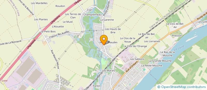 localisation de l'entreprise Z & J  MEUNG-SUR-LOIRE