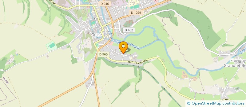 localisation de l'entreprise Z.J. CAMP  GUISE