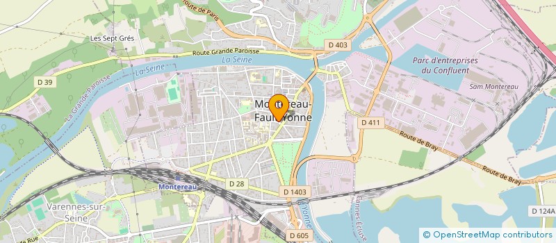 localisation de l'entreprise Z.K DELON TRANSPORT  MONTEREAU-FAULT-YONNE