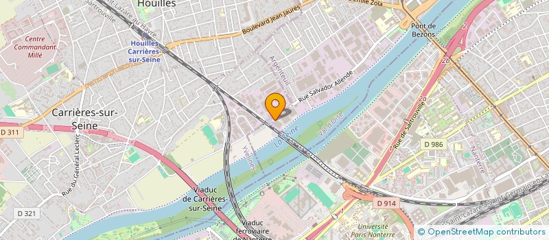 localisation de l'entreprise Z' KIDS à BEZONS