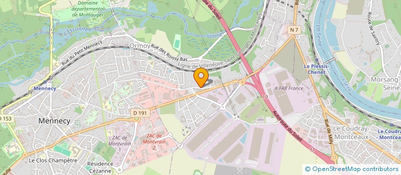 localisation de l'entreprise Z L PAYSAGE  ORMOY