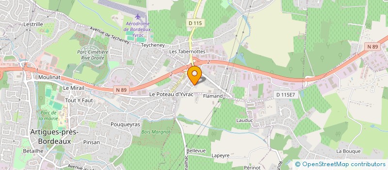 localisation de l'entreprise Z LINE CHAUFFEUR PRIVE  YVRAC