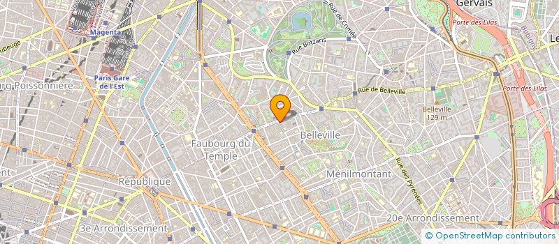 localisation de l'entreprise Z&M  PARIS