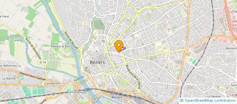 localisation de l'entreprise Z.M. à BEZIERS