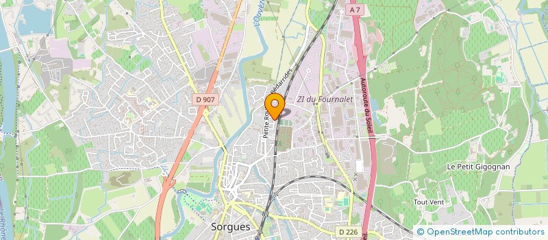 localisation de l'entreprise Z&M  SORGUES