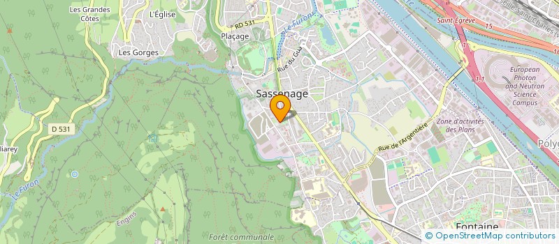 localisation de l'entreprise Z M ISOLATION à SASSENAGE