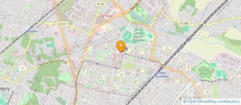 localisation de l'entreprise Z&M RENOVE ET DECOR  SARCELLES