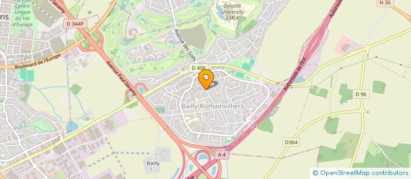 localisation de l'entreprise Z PATRIMOINE  BAILLY-ROMAINVILLIERS