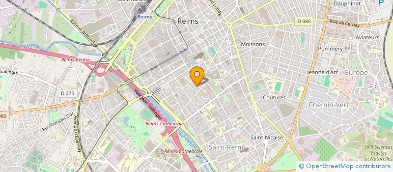 localisation de l'entreprise Z'PRODUCTION  REIMS