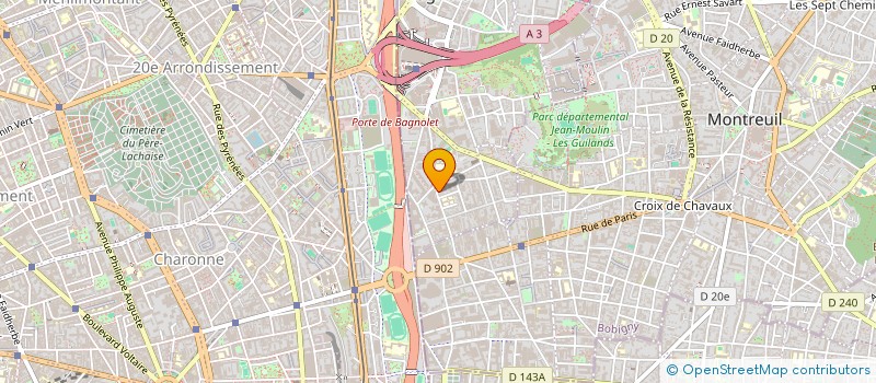 localisation de l'entreprise Z PROJECT  PARIS