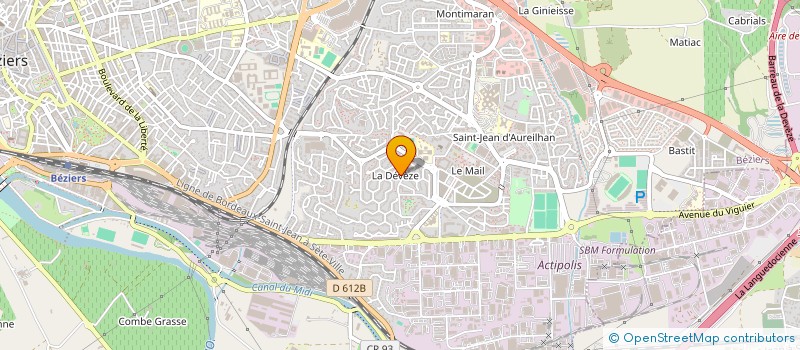 localisation de l'entreprise Z'RDA à BEZIERS