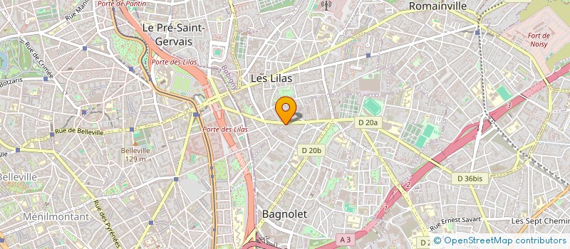 localisation de l'entreprise Z-RENOVATION à BAGNOLET