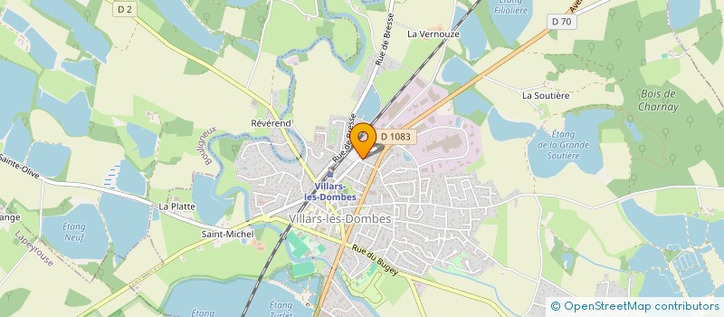 localisation de l'entreprise Z.S.M BATIMENT à VILLARS-LES-DOMBES
