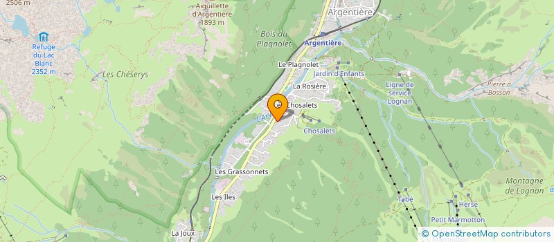 localisation de l'entreprise Z SAFETECH  CHAMONIX-MONT-BLANC