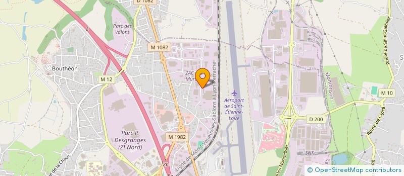 localisation de l'entreprise Z SANTONI IMMO  ANDREZIEUX-BOUTHEON