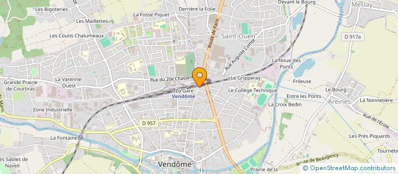 localisation de l'entreprise Z TACOS  VENDOME