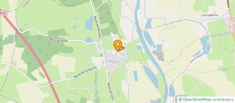 localisation de l'entreprise Z.TP  CLEPPE