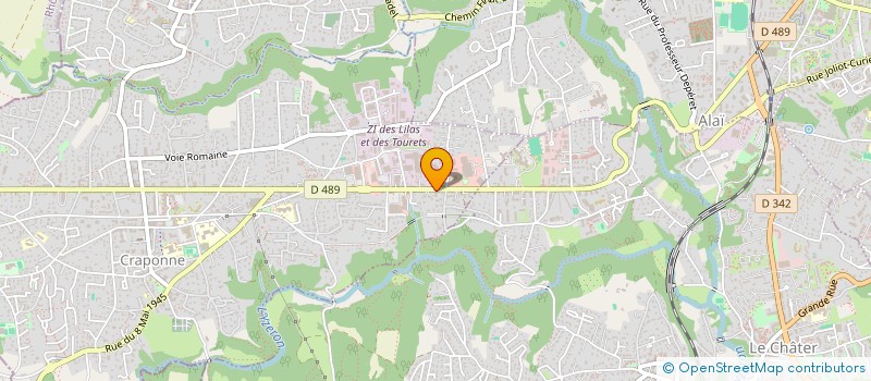 localisation de l'entreprise Z TRANS & SERVICES  CRAPONNE