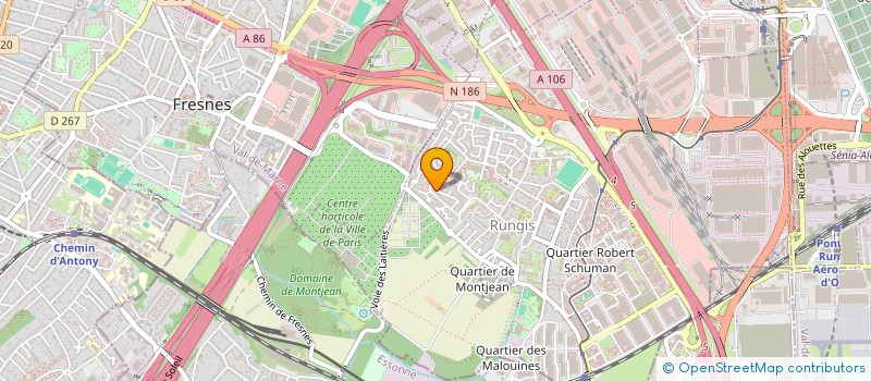localisation de l'entreprise Z TROIS D IMMO à RUNGIS