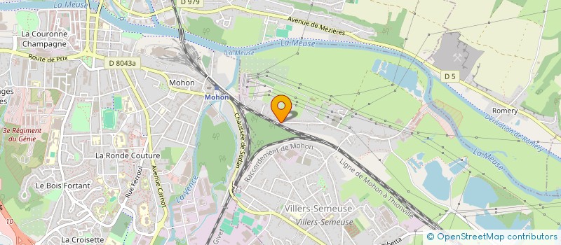 localisation de l'entreprise Z&V SOCIETY  VILLERS-SEMEUSE