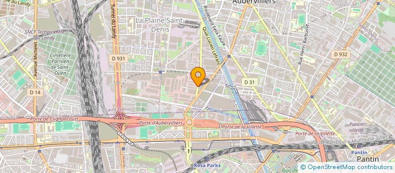 localisation de l'entreprise Z W à AUBERVILLIERS