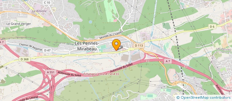 localisation de l'entreprise Z & W à LES PENNES-MIRABEAU