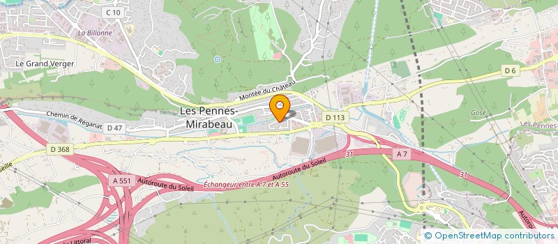 localisation de l'entreprise Z&W HOLDING à LES PENNES-MIRABEAU