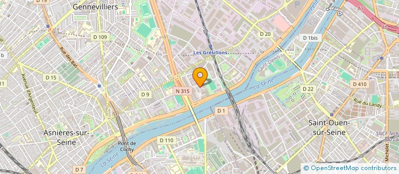 localisation de l'entreprise Z&W IMMO  ASNIERES-SUR-SEINE