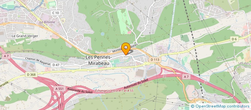 localisation de l'entreprise Z&W LABORATOIRE à LES PENNES-MIRABEAU
