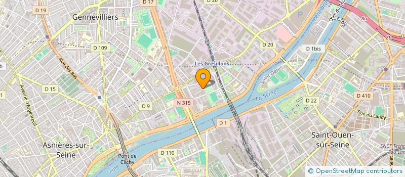 localisation de l'entreprise Z.W VTC  ASNIERES-SUR-SEINE