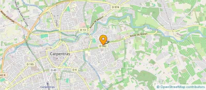 localisation de l'entreprise Z.WEI IMMO  CARPENTRAS