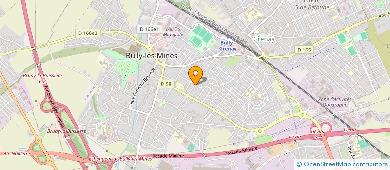 localisation de l'entreprise Z.Y. IMMO  BULLY-LES-MINES