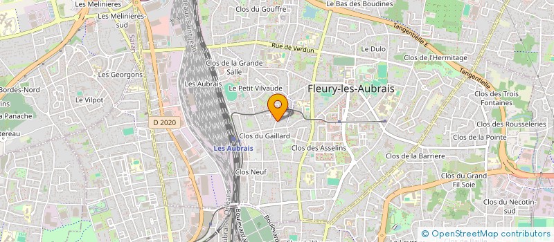 localisation de l'entreprise Z&Y IMMOBILIER  FLEURY-LES-AUBRAIS