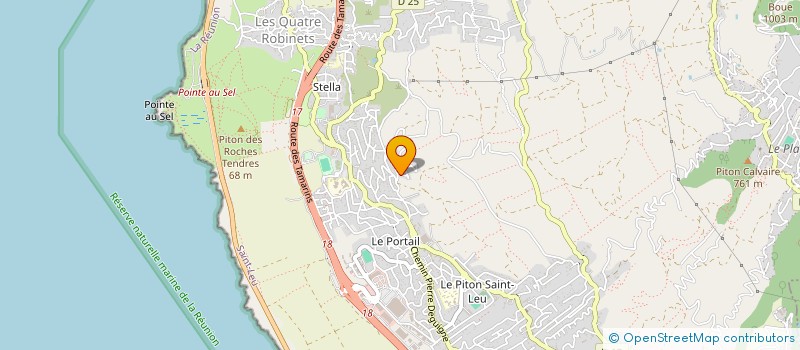 localisation de l'entreprise Z'YLLO KREOL à SAINT-LEU