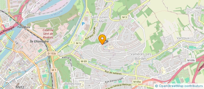 localisation de l'entreprise Z & Z à SAINT-JULIEN-LES-METZ