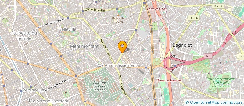 localisation de l'entreprise Z. Z. TOP  PARIS