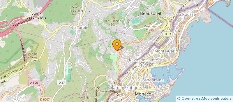 localisation de l'entreprise Z1  BEAUSOLEIL