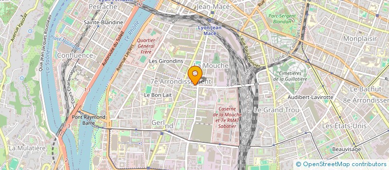 localisation de l'entreprise Z3K  LYON