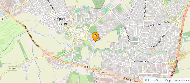 localisation de l'entreprise Z6  LA QUEUE-EN-BRIE