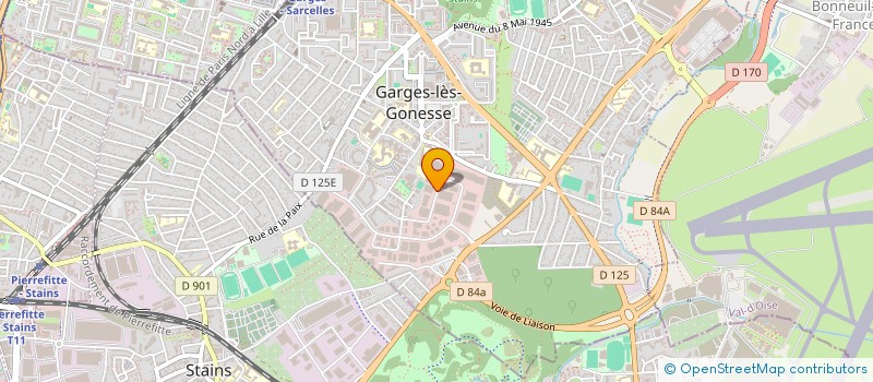 localisation de l'entreprise Z95 à GARGES-LES-GONESSE