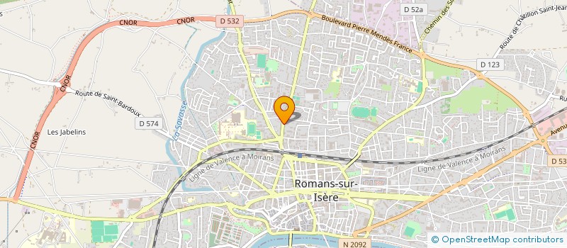 localisation de l'entreprise ZA.BOU  ROMANS-SUR-ISERE