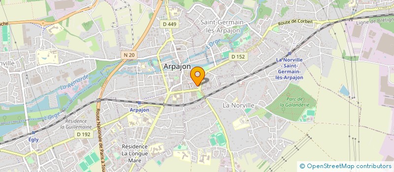 localisation de l'entreprise ZA CARS à ARPAJON