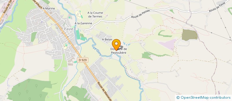 localisation de l'entreprise ZA COACHING  PAVIE