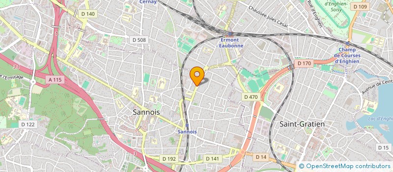 localisation de l'entreprise ZA CONCEPT  SANNOIS