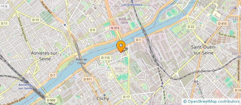 localisation de l'entreprise ZA CVC à CLICHY